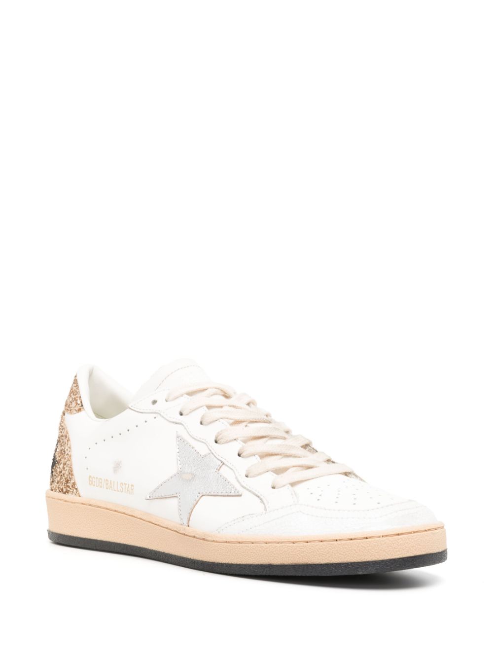Ball Star low-top sneakers with glitter accents