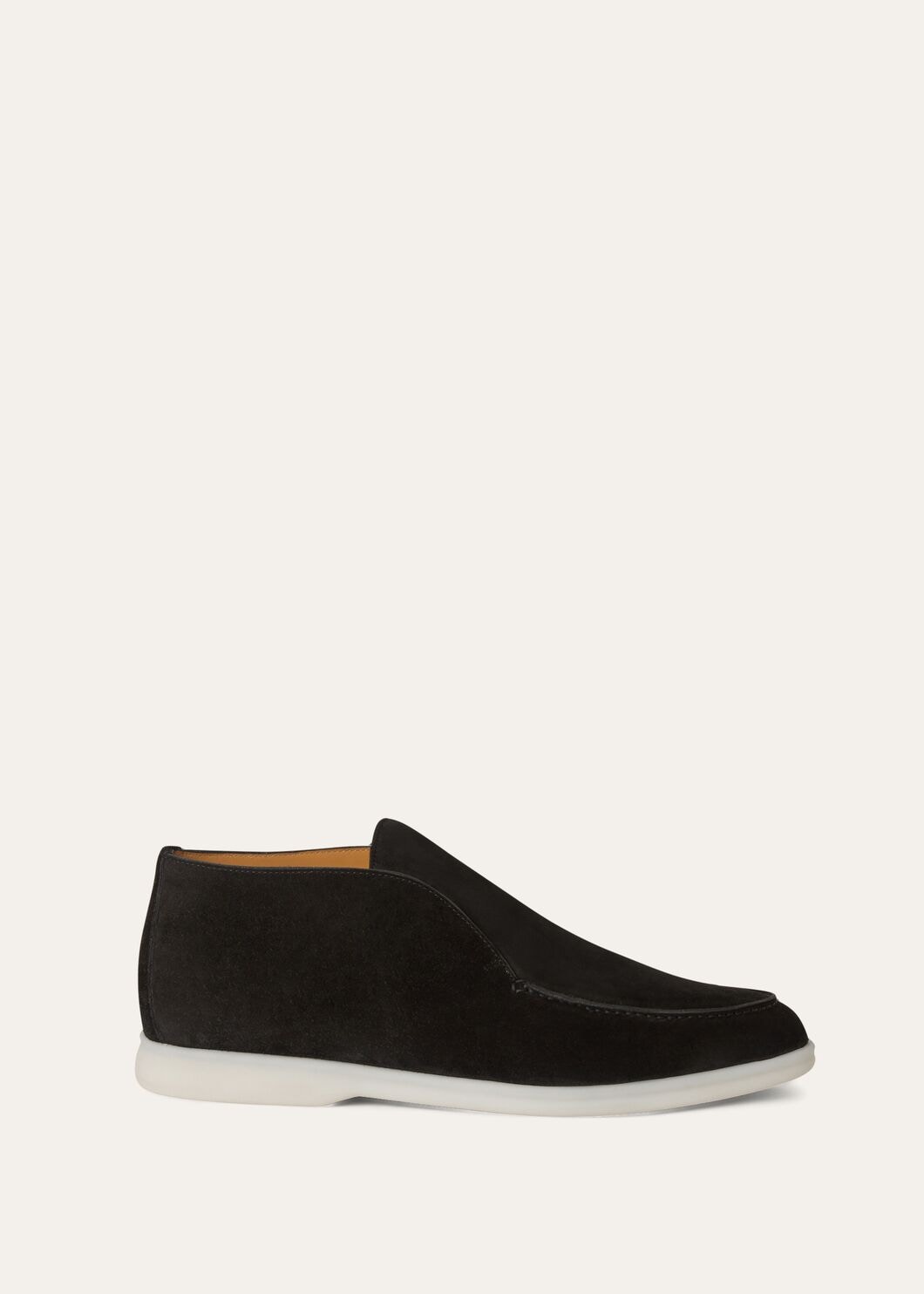 Open Walk Polacchini in black suede leather