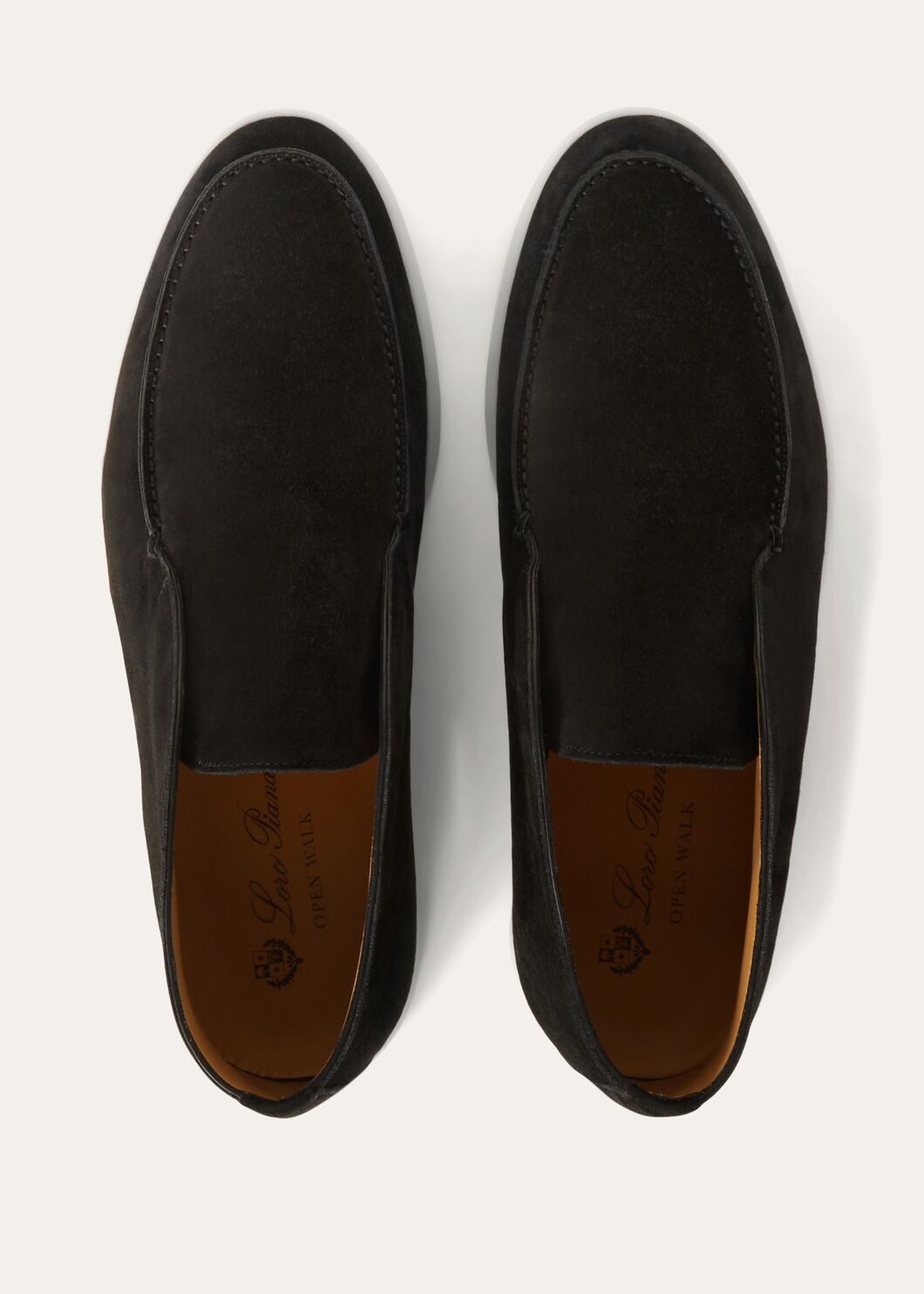 Open Walk Polacchini in black suede leather