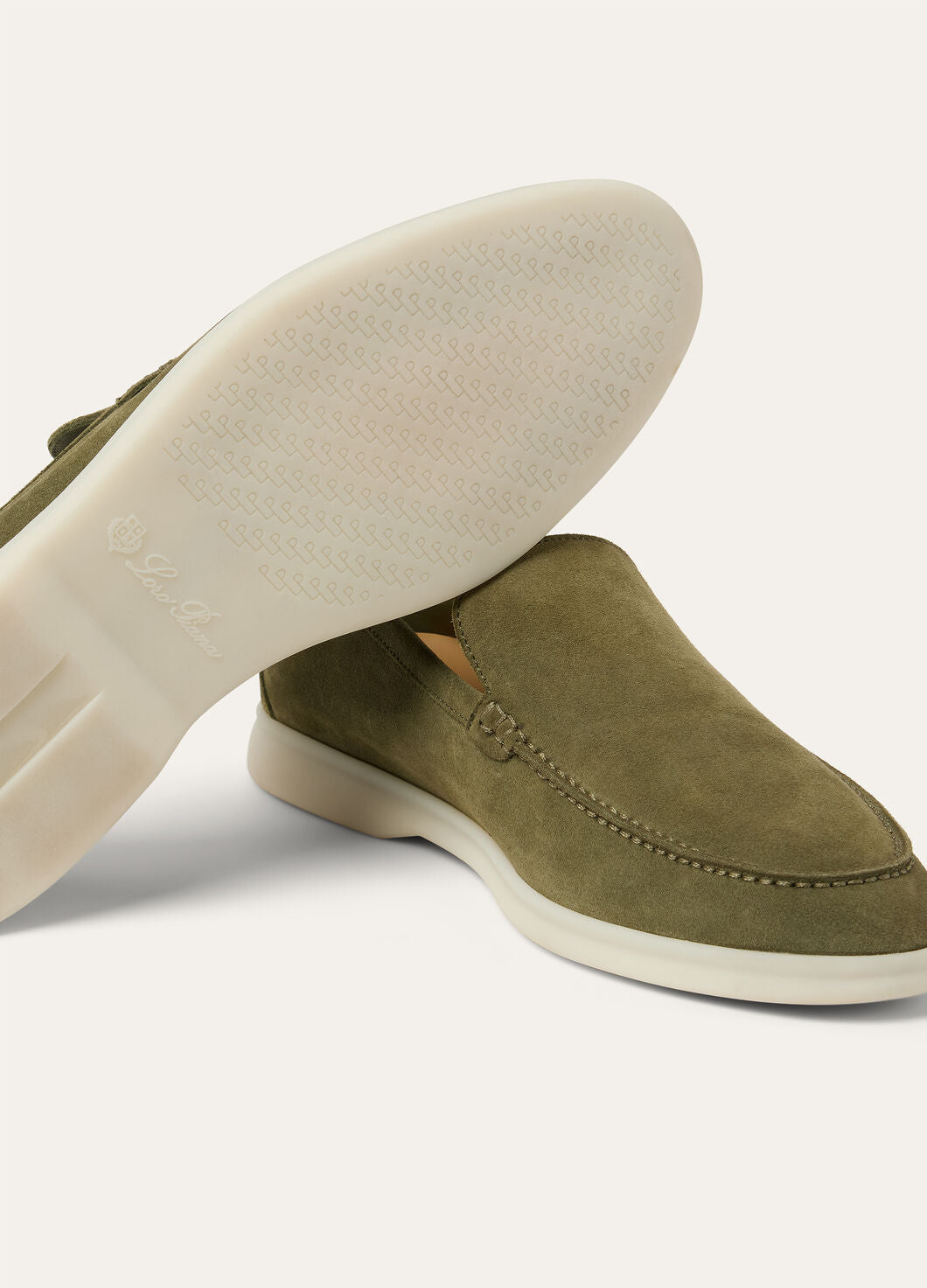 Men's Summer Walk Moccasins in Murano Green Suede
