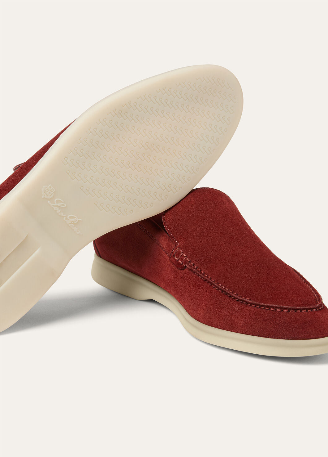 Men's Summer Walk Moccasins in Red Suede