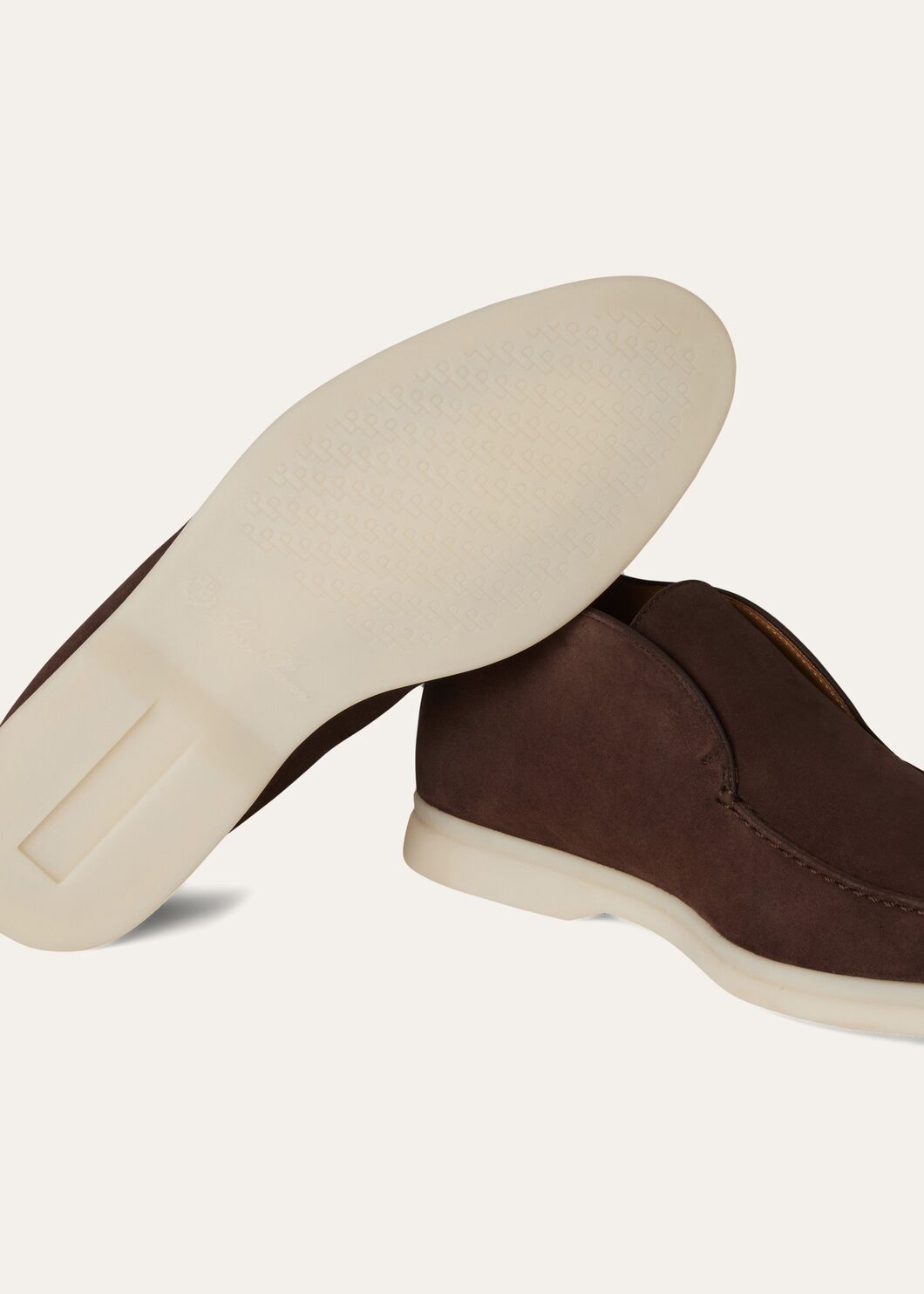 Open Walk Polacchini in Chocolate Brown suede leather