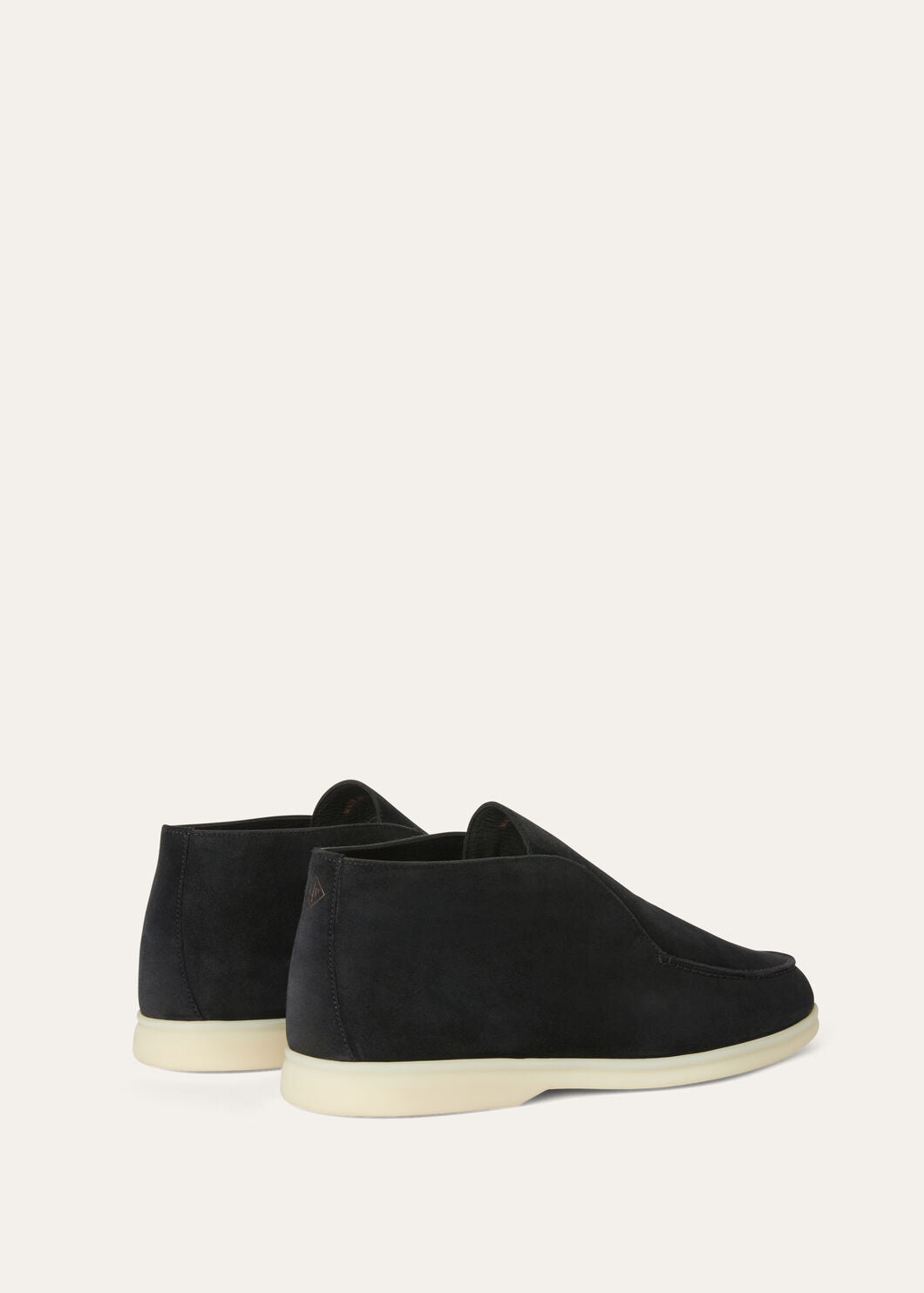 Open Walk Polacchini in suede leather in matt black