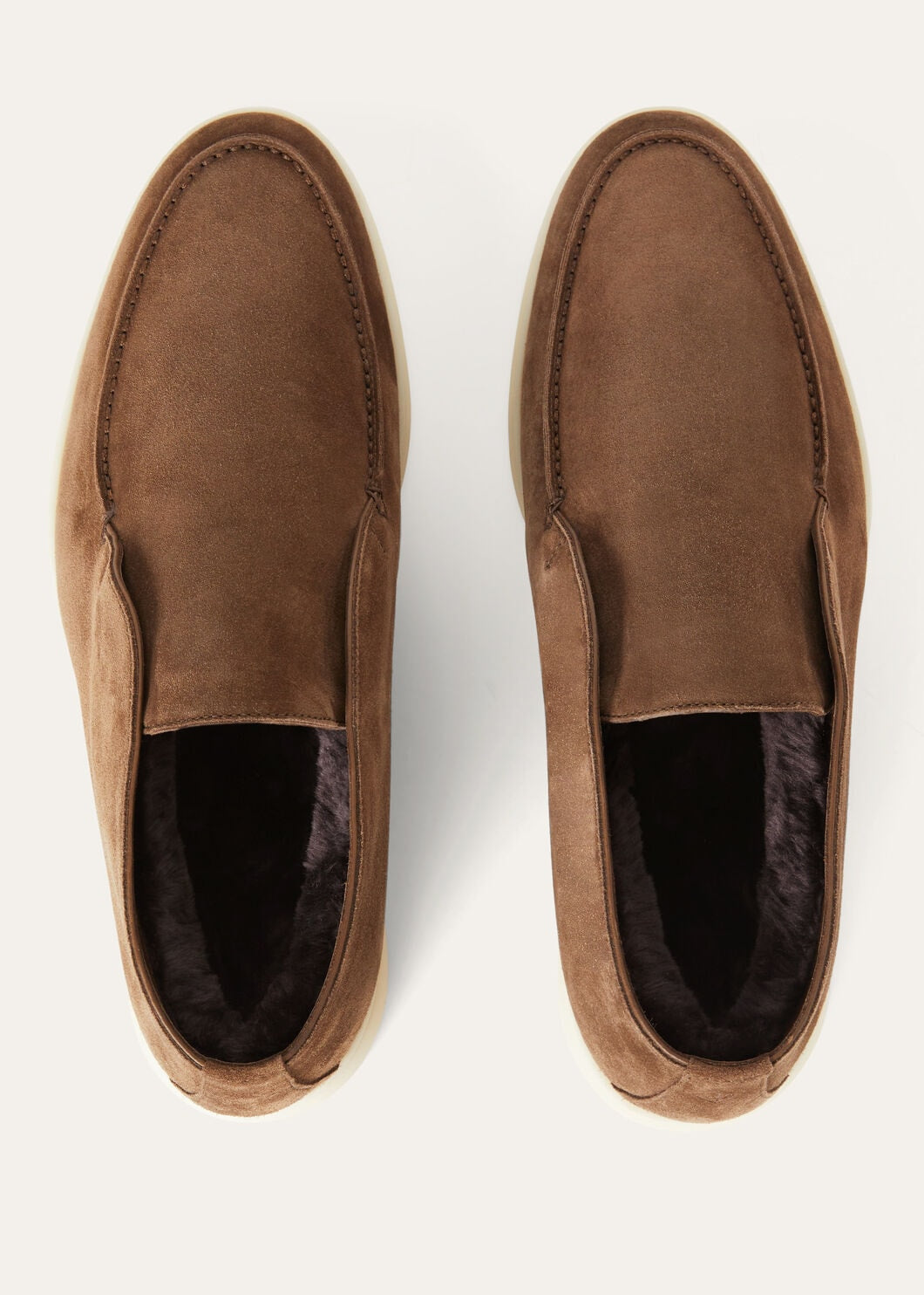 Open Walk Polacchini in suede leather in Fir Cone