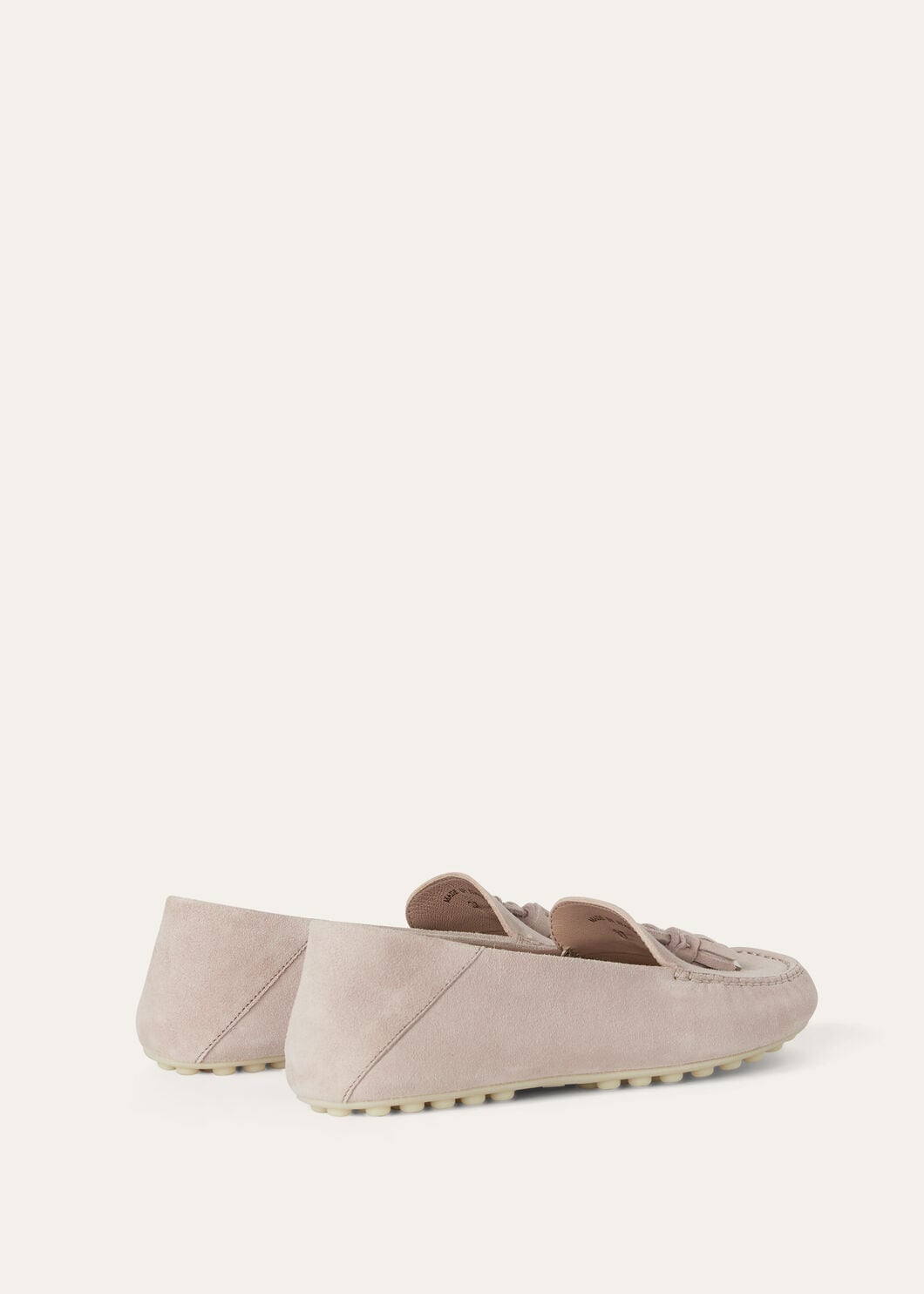 Women's Dot Sole Walk Moccasins in Pink Suede