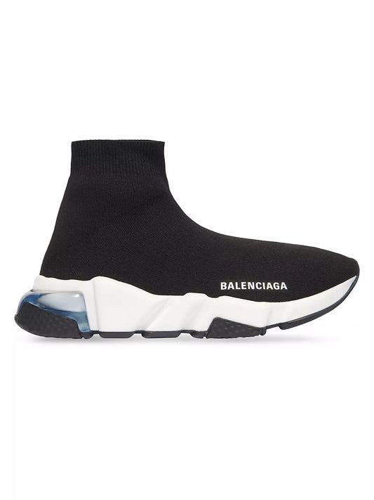 Speed 2.0 Full Clear Sole in maglia riciclata nera