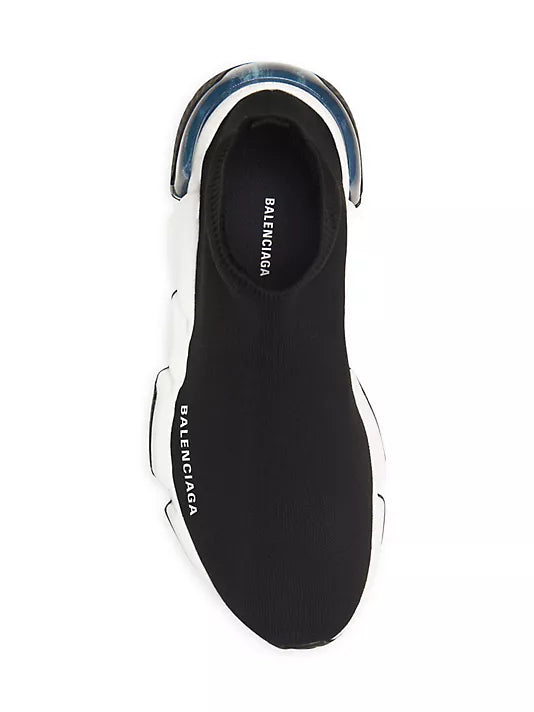 Speed 2.0 Full Clear Sole in maglia riciclata nera