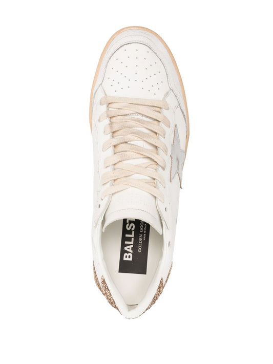 Ball Star low-top sneakers with glitter accents