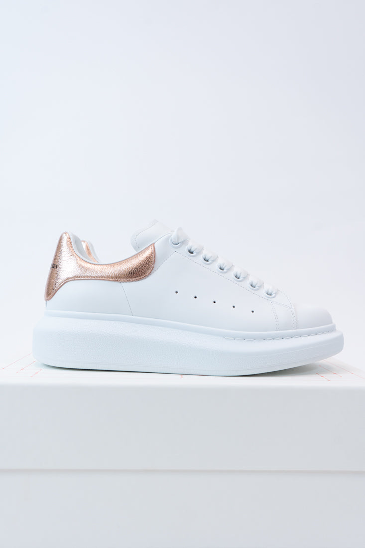 Sneakers White Pink Gold Woman