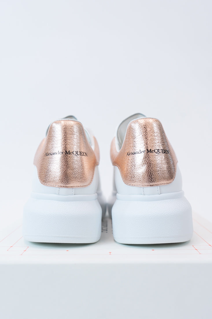 Sneakers White Pink Gold Woman