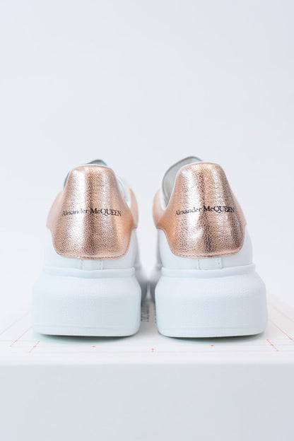 Sneakers White Pink Gold Woman