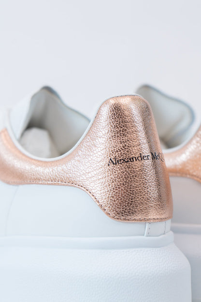 Sneakers White Pink Gold Woman
