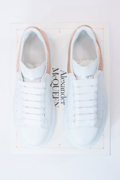 Sneakers White Pink Gold Woman