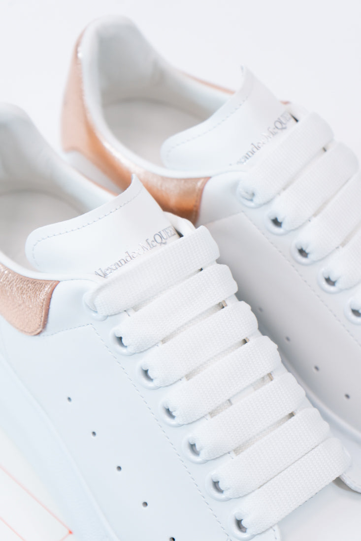 Sneakers White Pink Gold Woman