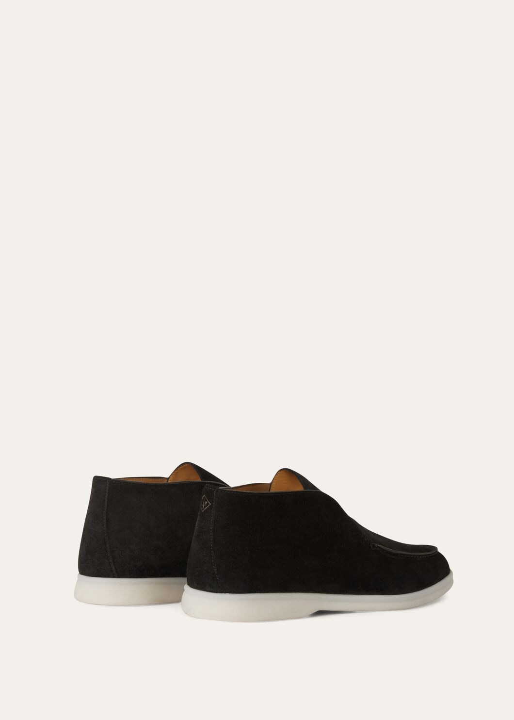 Open Walk Polacchini in black suede leather