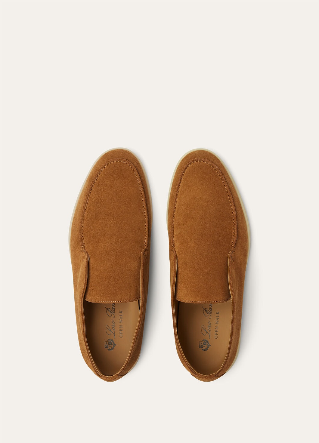 Open Walk Polacchini in suede leather in Cocoa
