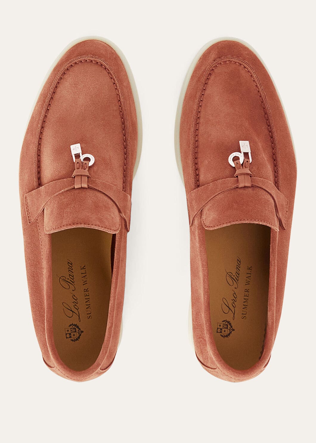 Women's Summer Charms Walk Moccasins in Orange Suede