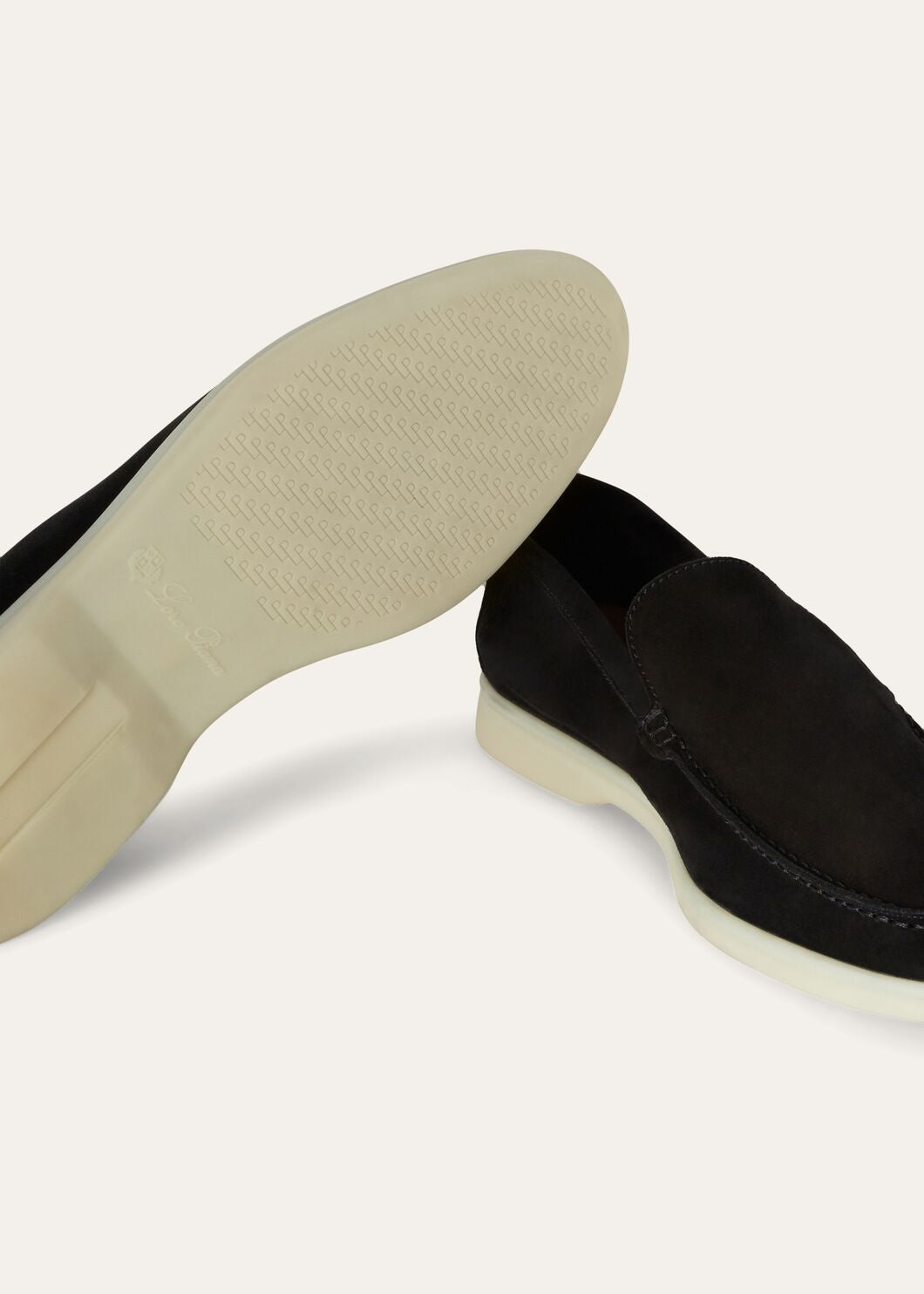 Men's Summer Walk Moccasins in Black Suede