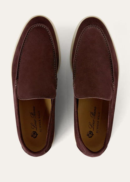Men's Summer Walk Moccasins in Amarone Suede