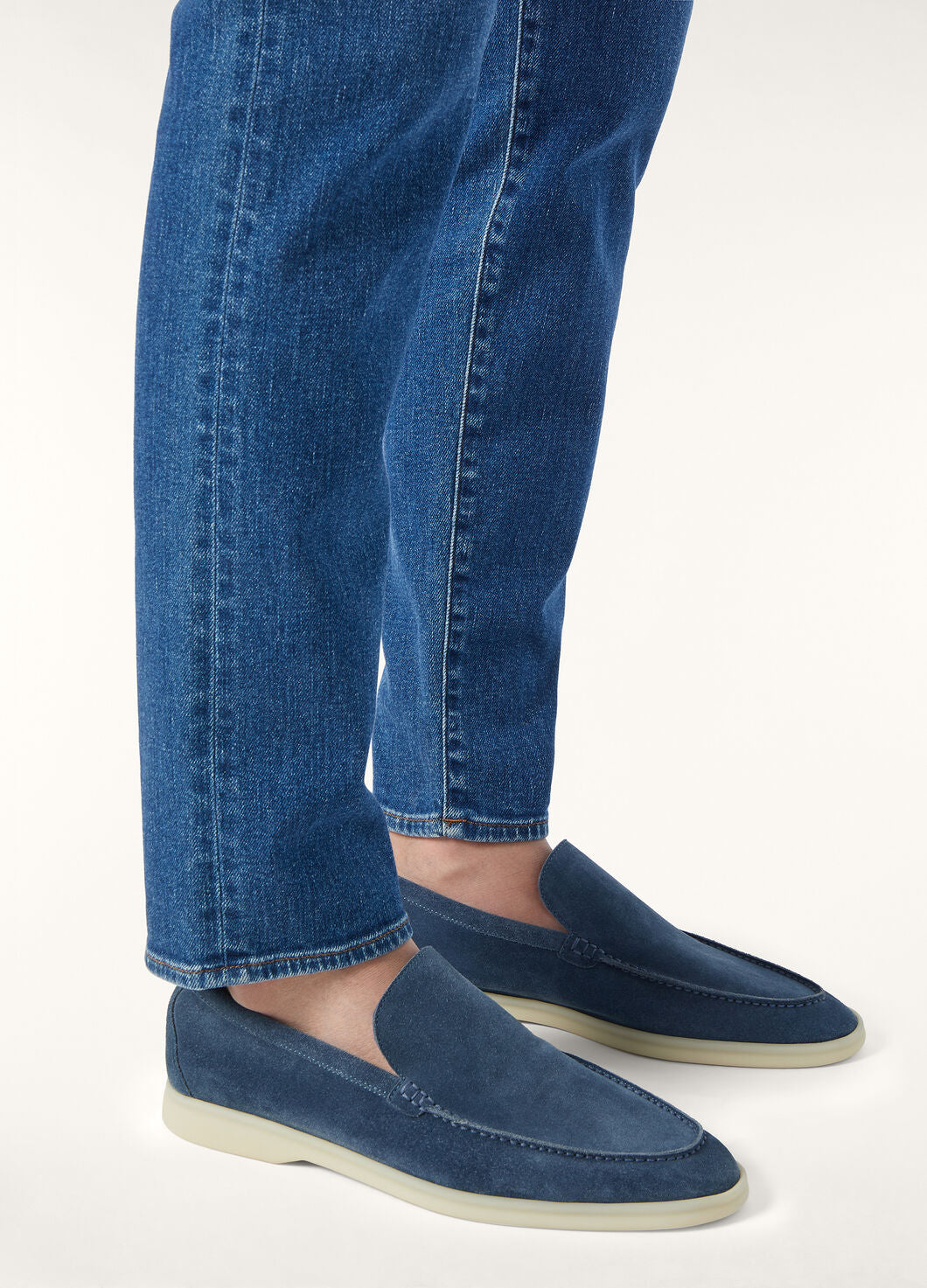 Men's Summer Walk Moccasins in Black Fig Suede