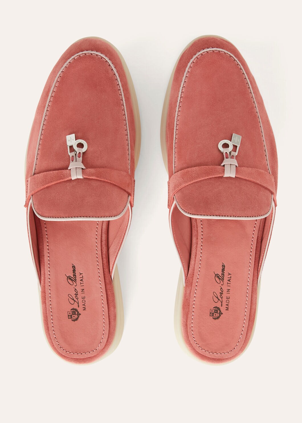 Women's Babouche Charms Walk Moccasins in Red Suede