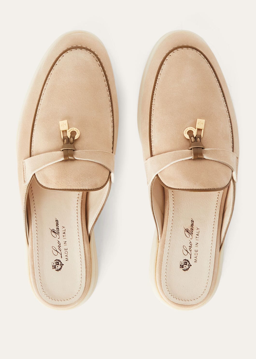 Women's Babouche Charms Walk Moccasins in Camel Suede