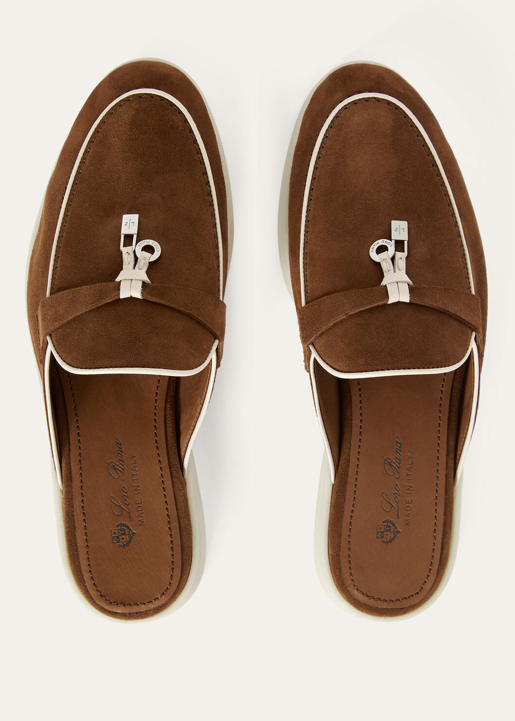 Women's Babouche Charms Walk Moccasins in Brown Suede