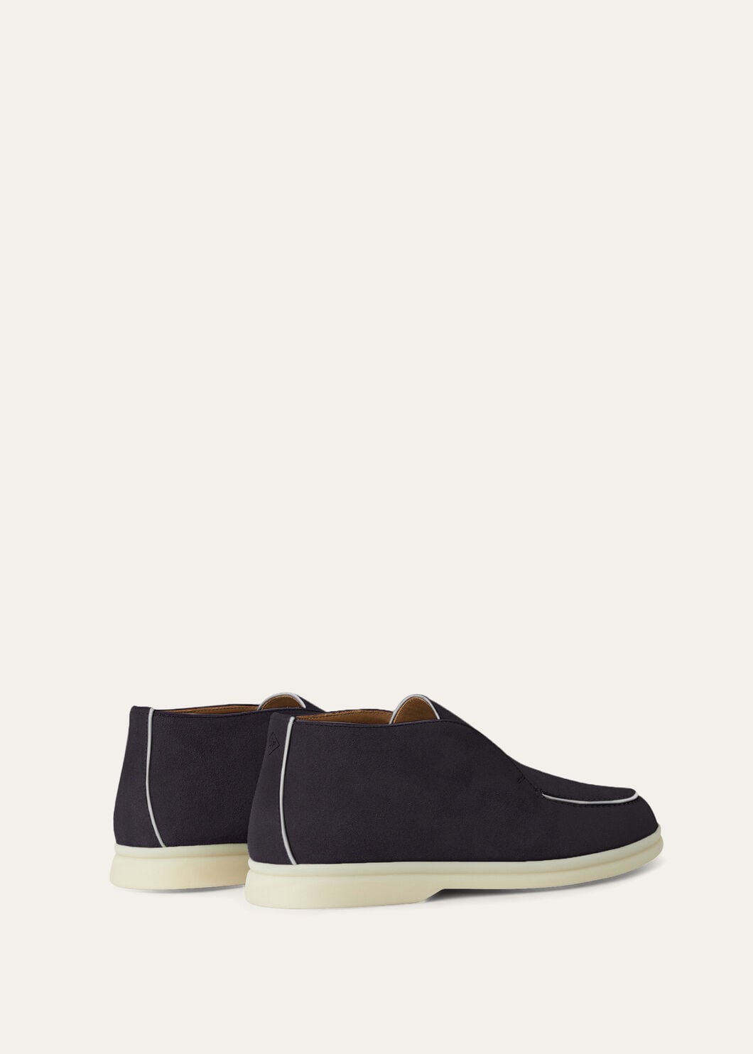 Open Walk Suede Loafers in Navy Blue