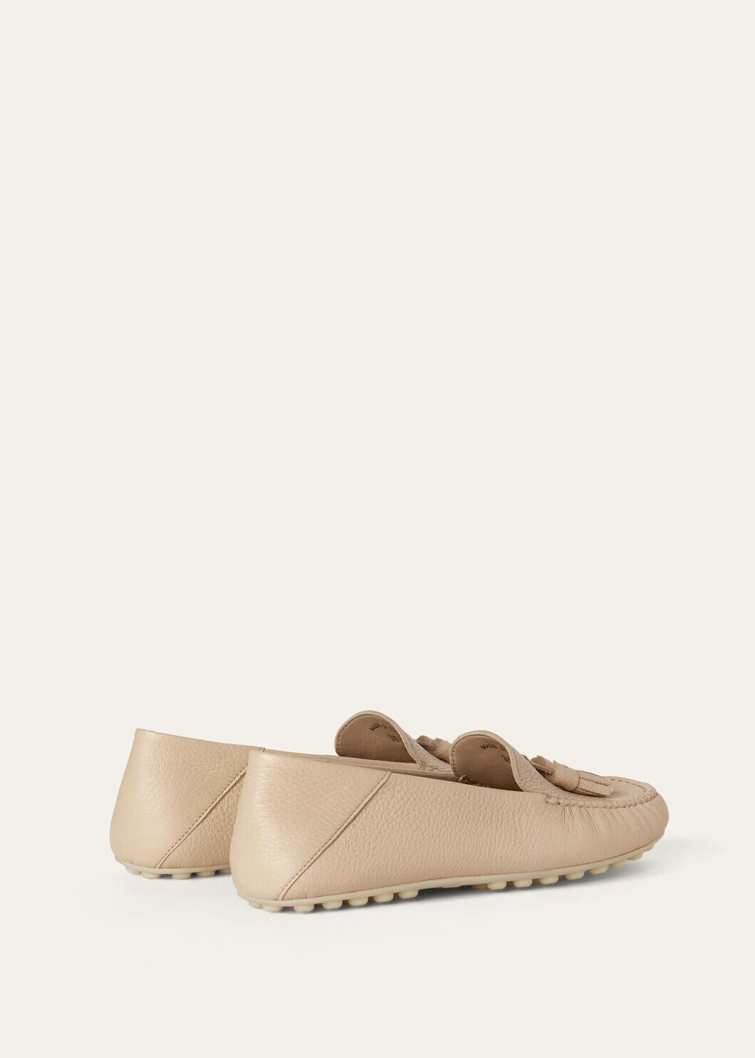 Women's Dot Sole Walk Moccasins in Camel Leather