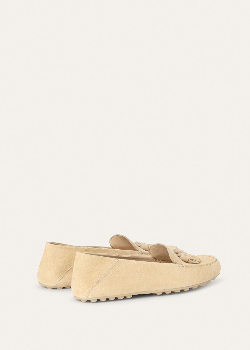 Women's Dot Sole Walk Moccasins in Melonpan Suede