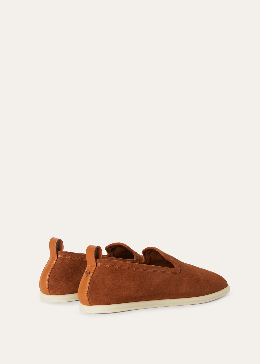 Men's Venice Walk Moccasins in Brown Vitello Suede