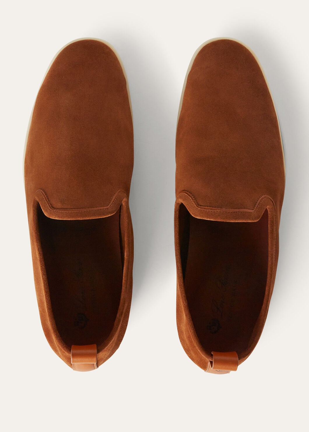 Men's Venice Walk Moccasins in Brown Vitello Suede
