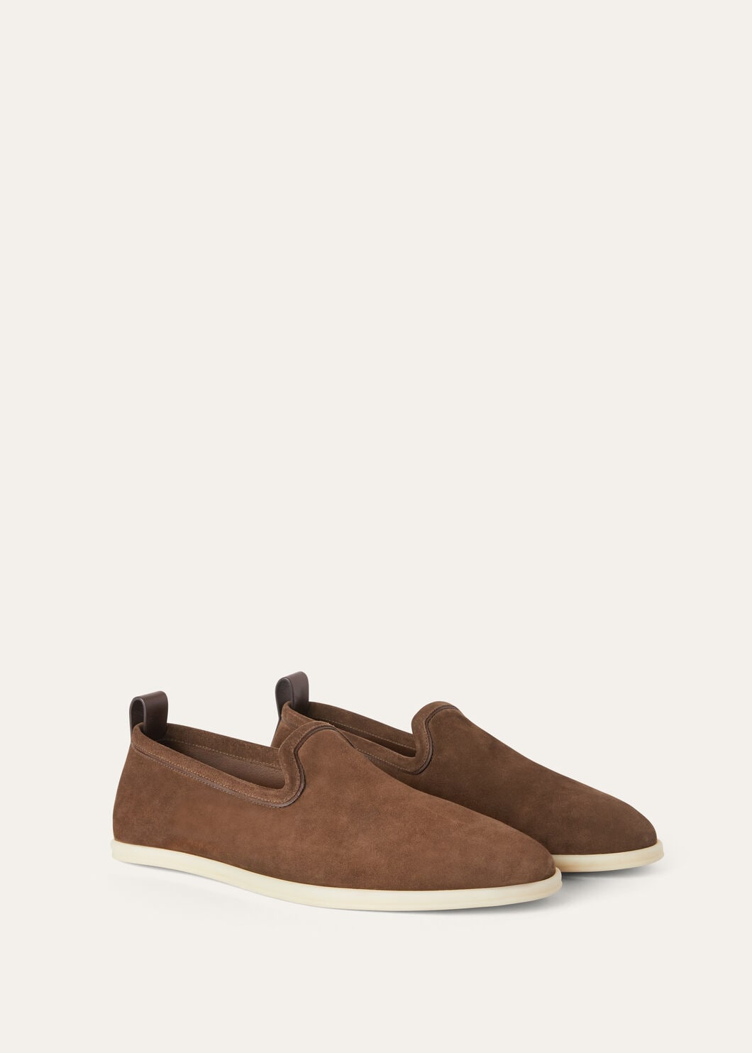 Men's Venice Walk Moccasins in Brown Suede