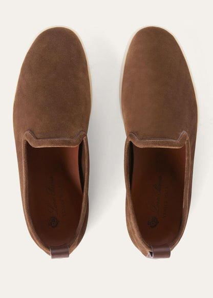 Men's Venice Walk Moccasins in Brown Suede