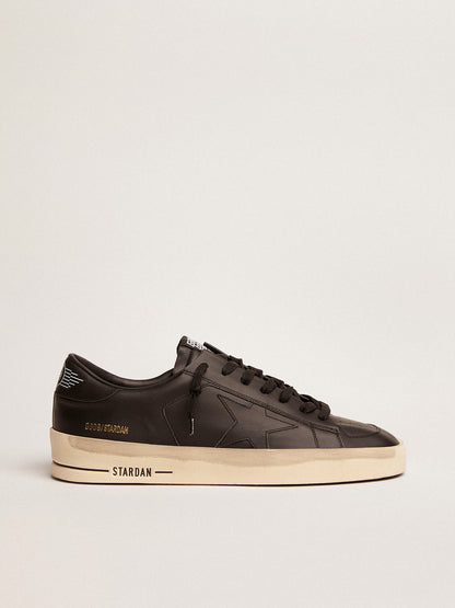 Stardan men's sneakers in black leather