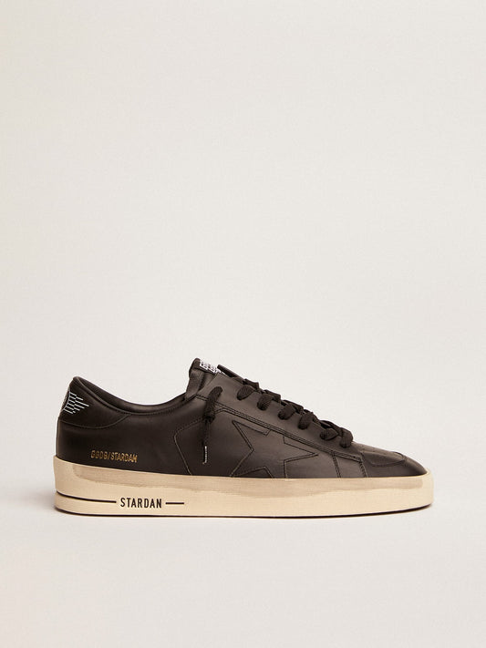 Stardan men's sneakers in black leather